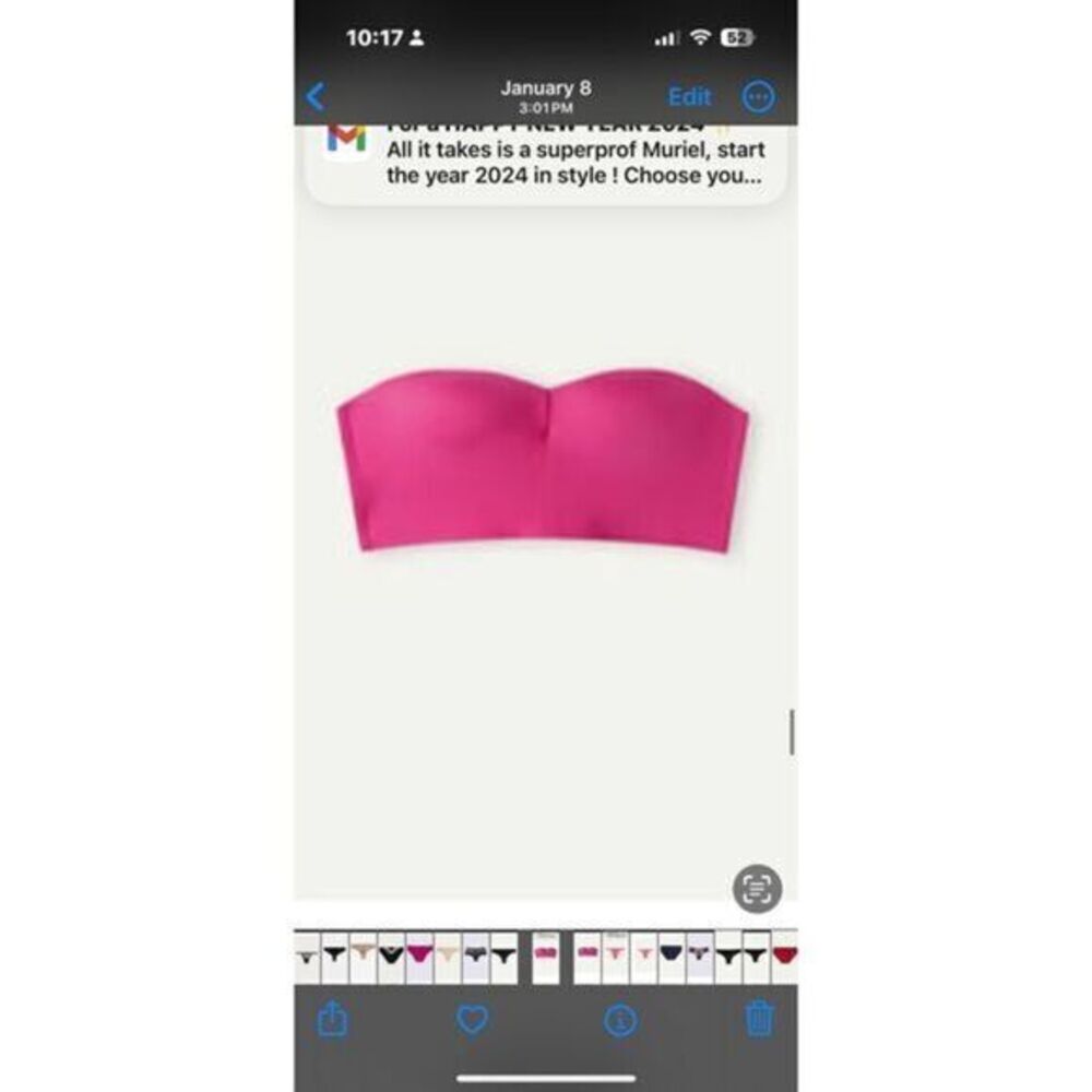 Intissimmi strapless bra